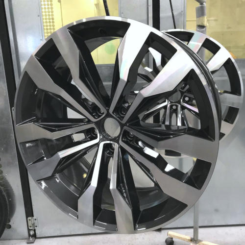 roda em processo de diamantação no rodabem car service